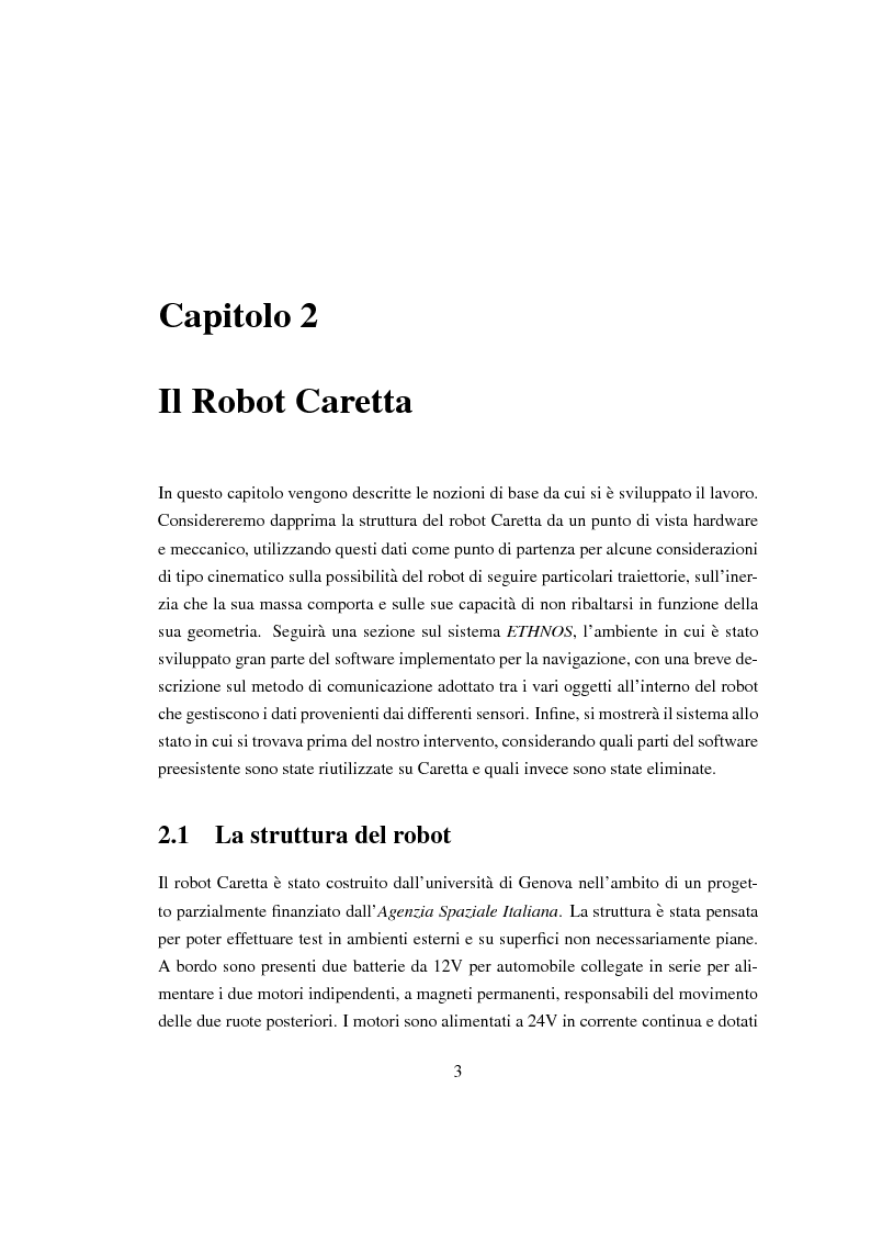 Anteprima della tesi: Algoritmi di visione stereo/omnidirezionale per la navigazione di robot autonomi, Pagina 3