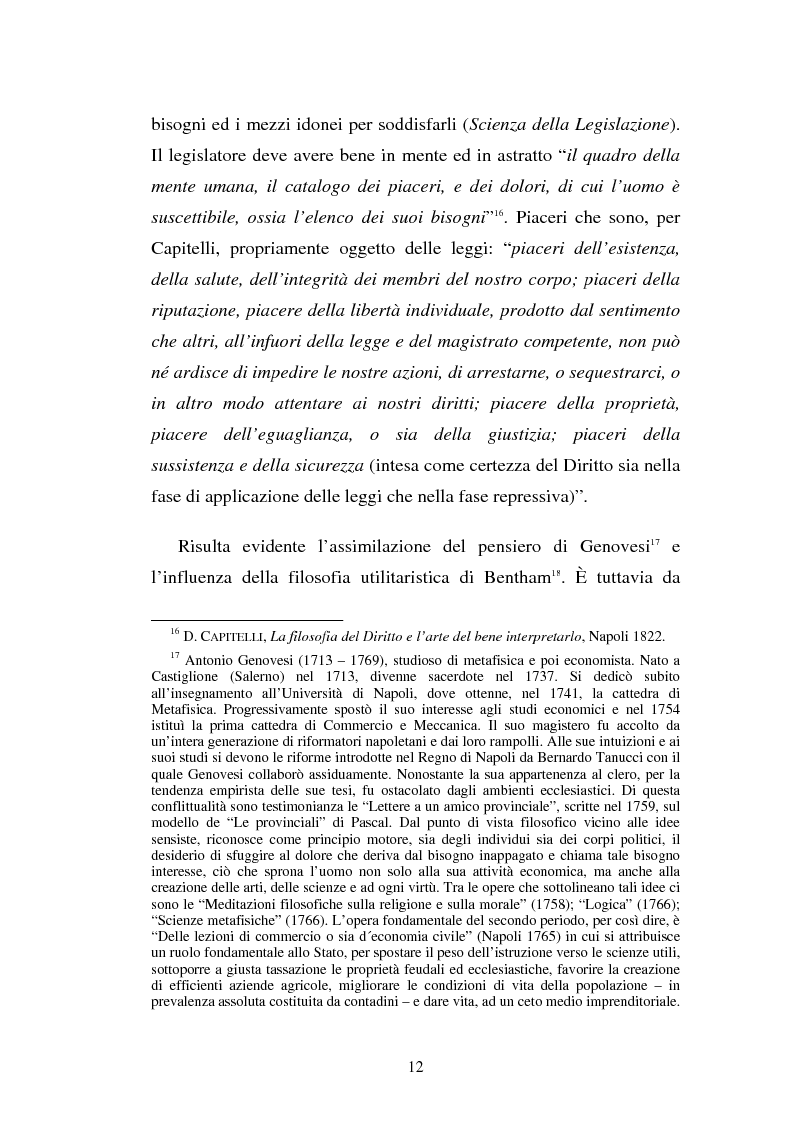 Anteprima della tesi: Domenico Capitelli: vita e studi di un liberale nel Mezzogiorno preunitario, Pagina 12
