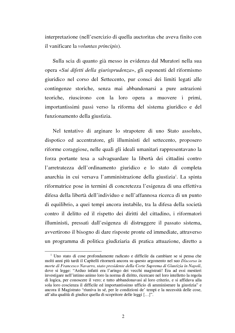 Anteprima della tesi: Domenico Capitelli: vita e studi di un liberale nel Mezzogiorno preunitario, Pagina 2