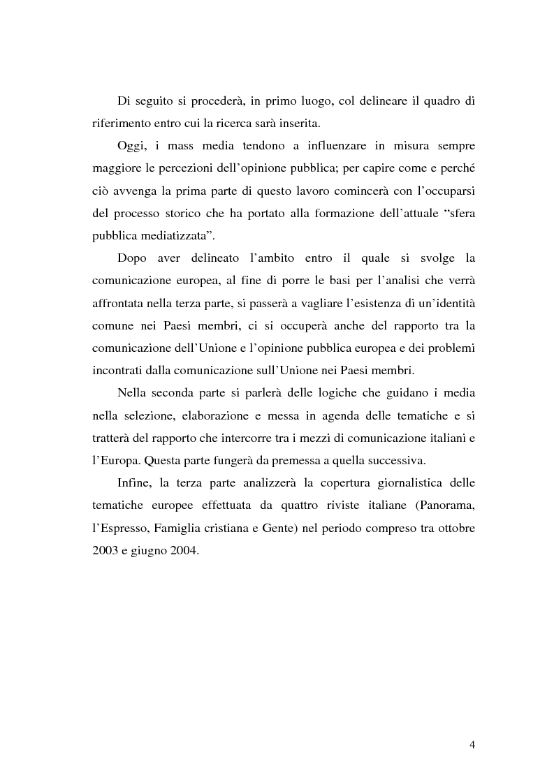 Anteprima della tesi: L' Unione Europea nelle riviste italiane, Pagina 2