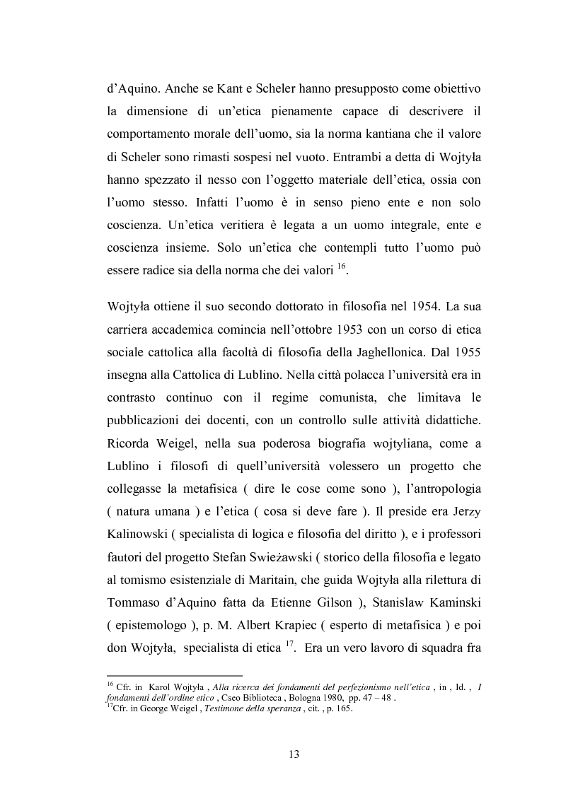 Anteprima della tesi: Karol Wojtyla e la fenomenologia: tra filosofia e teologia, Pagina 10