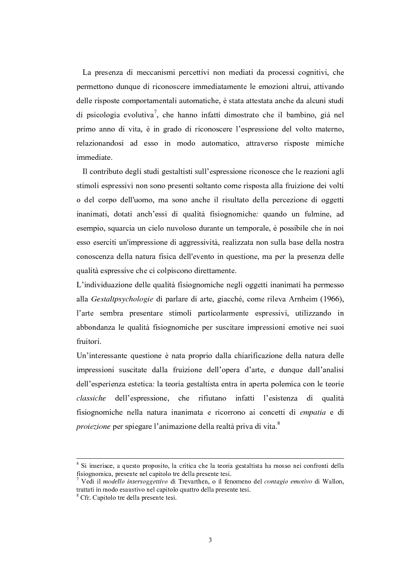 Anteprima della tesi: La regolazione delle emozioni: tra empatia ed arte, Pagina 3