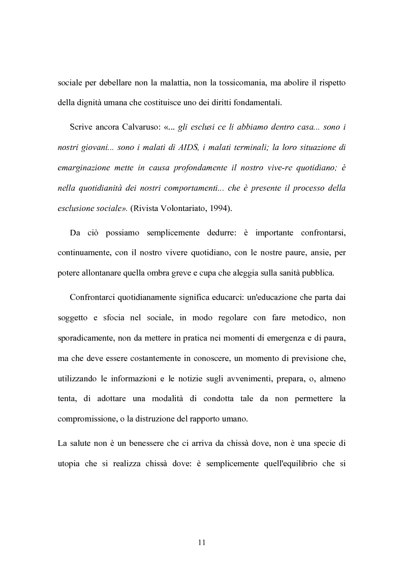 Anteprima della tesi: Rischi sanitari in ambiente penitenziario, Pagina 7