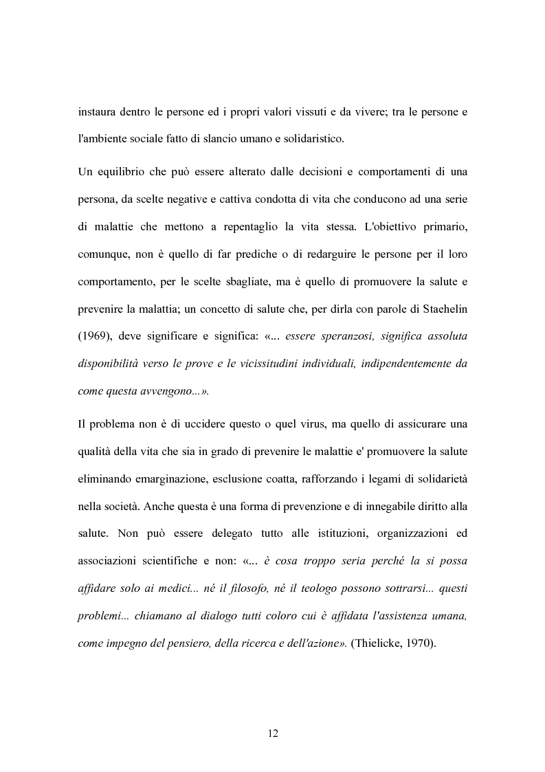 Anteprima della tesi: Rischi sanitari in ambiente penitenziario, Pagina 8