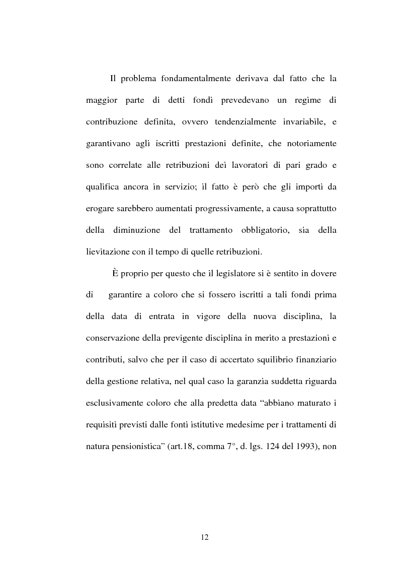 Anteprima della tesi: La previdenza complementare nella giurisprudenza della Corte costituzionale., Pagina 10