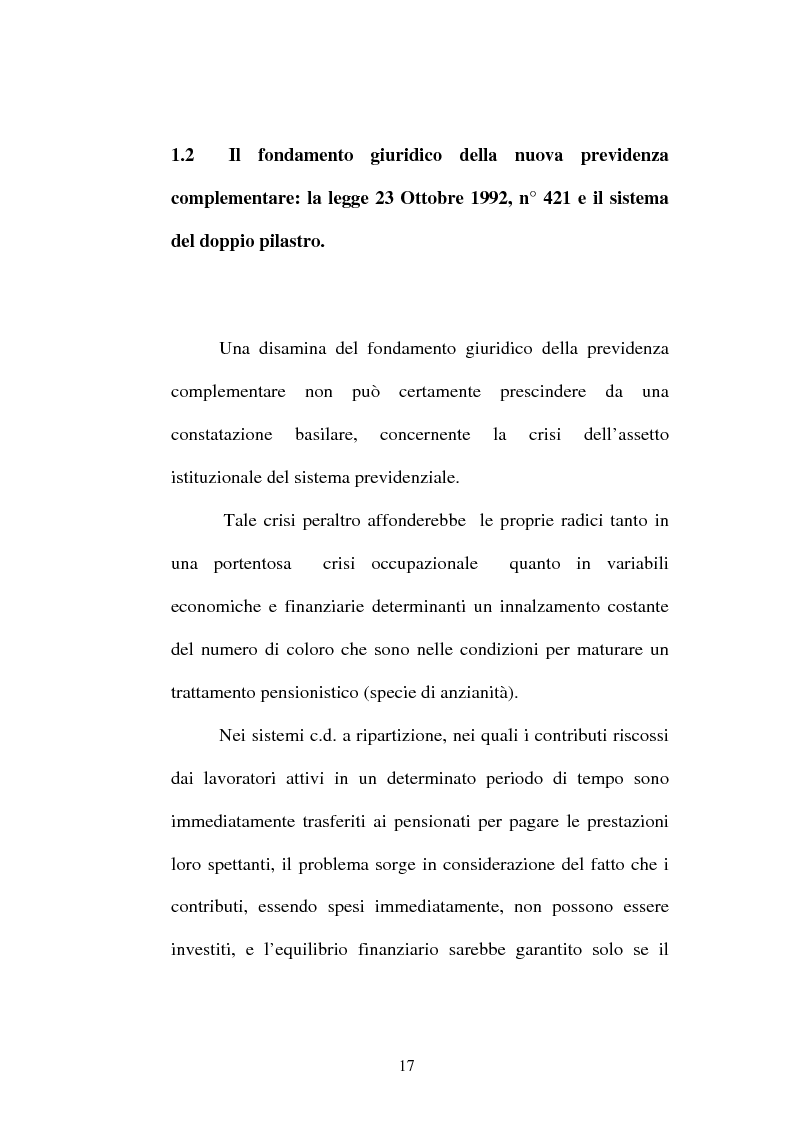 Anteprima della tesi: La previdenza complementare nella giurisprudenza della Corte costituzionale., Pagina 15
