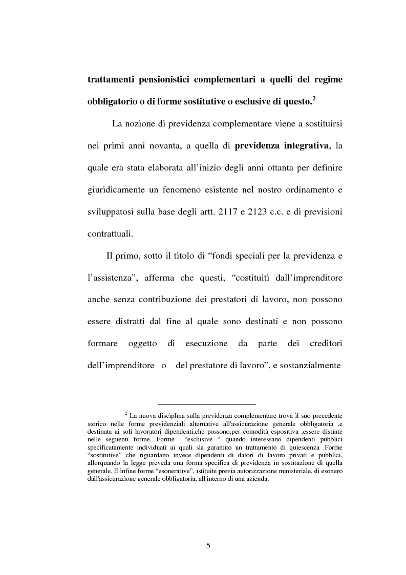 Anteprima della tesi: La previdenza complementare nella giurisprudenza della Corte costituzionale., Pagina 3
