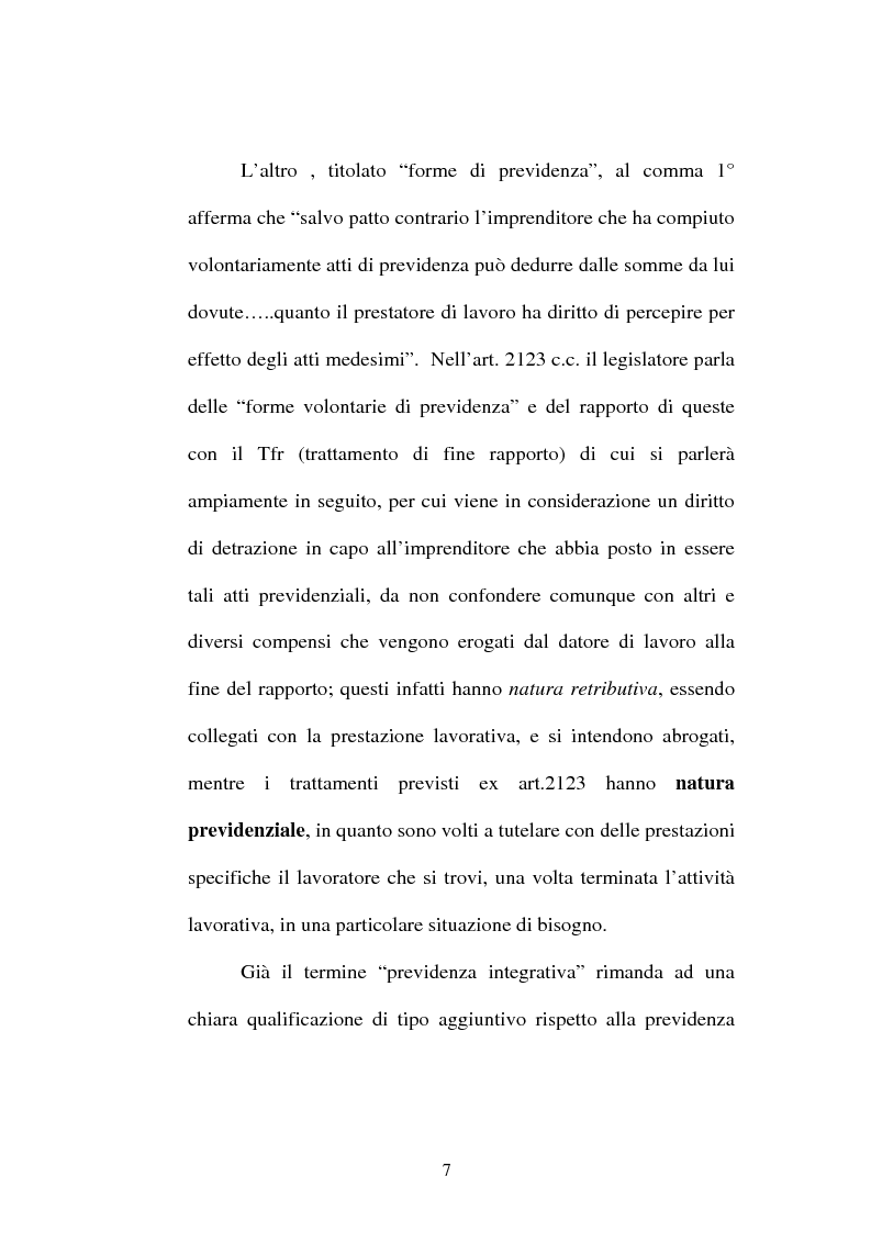 Anteprima della tesi: La previdenza complementare nella giurisprudenza della Corte costituzionale., Pagina 5