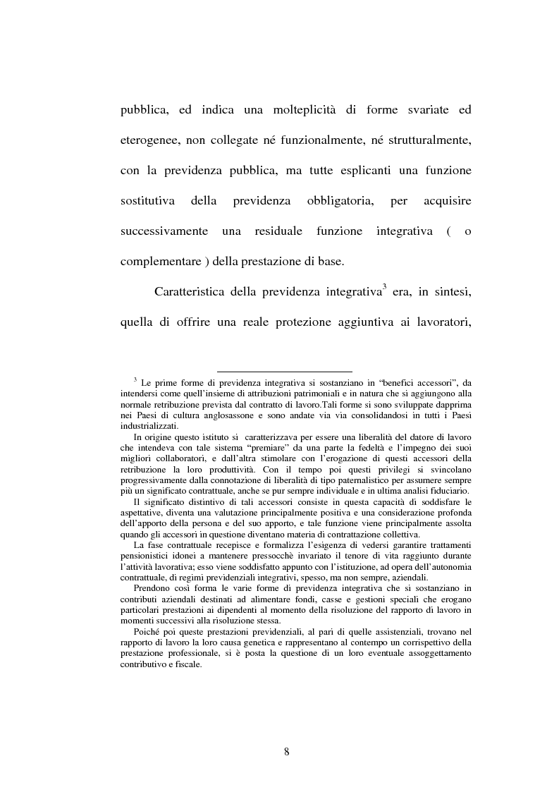Anteprima della tesi: La previdenza complementare nella giurisprudenza della Corte costituzionale., Pagina 6