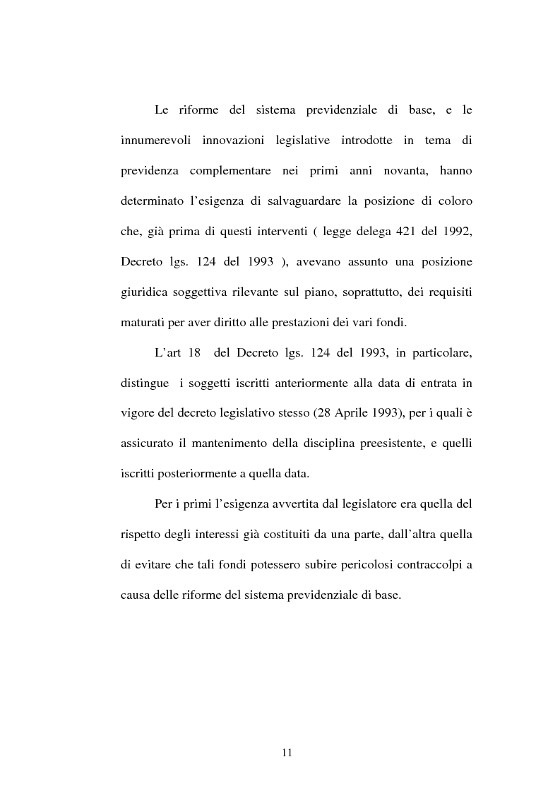 Anteprima della tesi: La previdenza complementare nella giurisprudenza della Corte costituzionale., Pagina 9