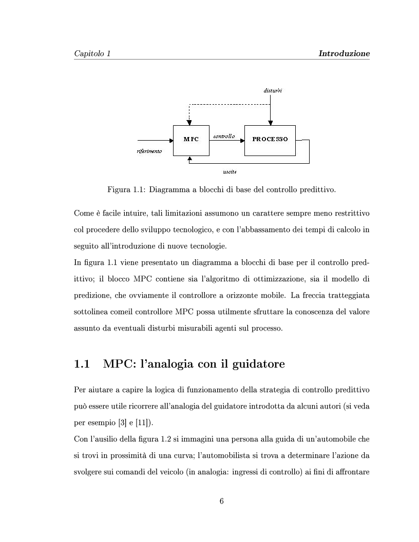 Anteprima della tesi: Controllo predittivo di sistemi lineari - Controllo ad alta prestazione e con vincoli di un impianto solare, Pagina 6