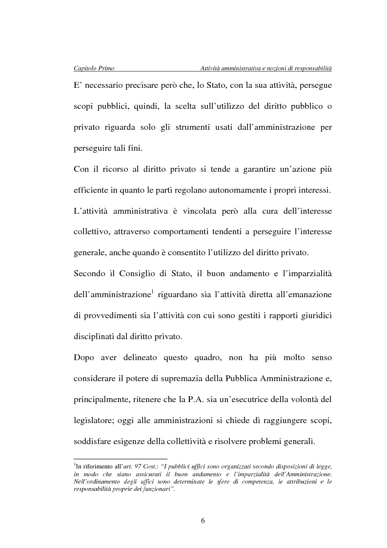 Anteprima della tesi: La responsabilità della Pubblica Amministrazione, dei dipendenti pubblici e la copertura assicurativa nella Sanità, Pagina 6