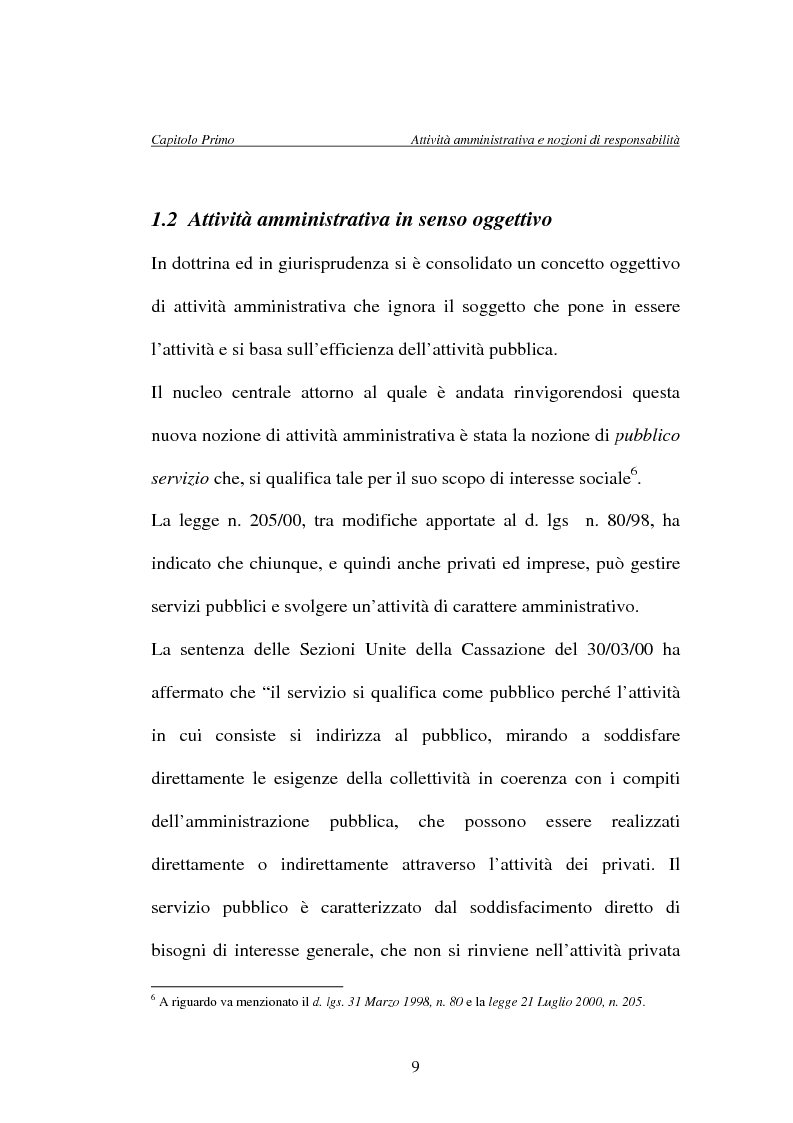 Anteprima della tesi: La responsabilità della Pubblica Amministrazione, dei dipendenti pubblici e la copertura assicurativa nella Sanità, Pagina 9