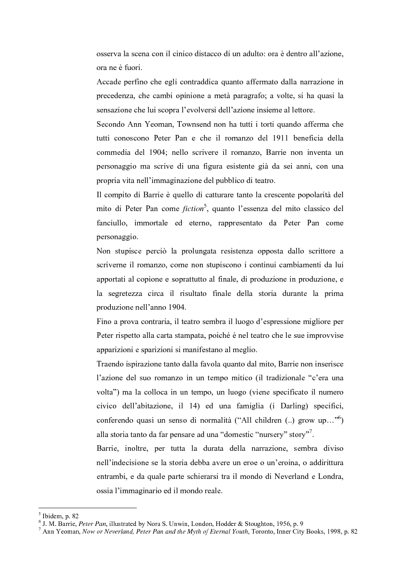 Anteprima della tesi: Peter Pan e la letteratura per l'infanzia, Pagina 2