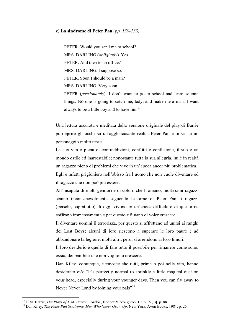Anteprima della tesi: Peter Pan e la letteratura per l'infanzia, Pagina 6