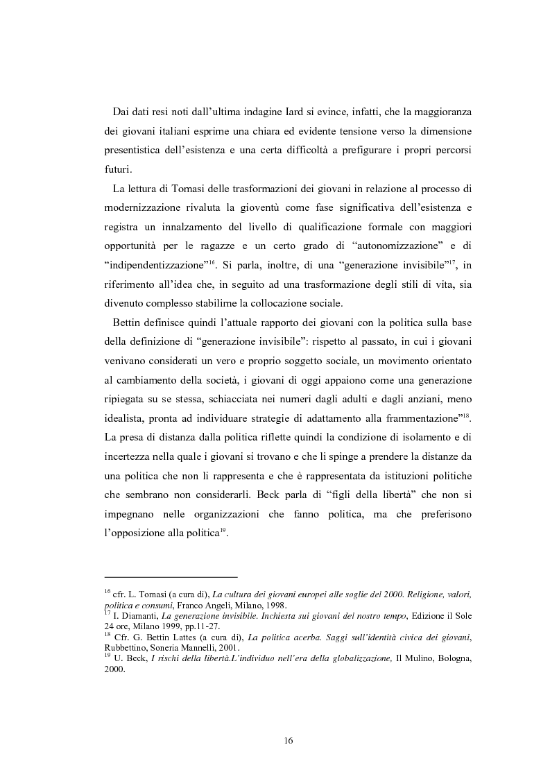 Anteprima della tesi: I giovani e la politica. I/le Giovani Comunisti/e tra movimento e disobbedienza, Pagina 10