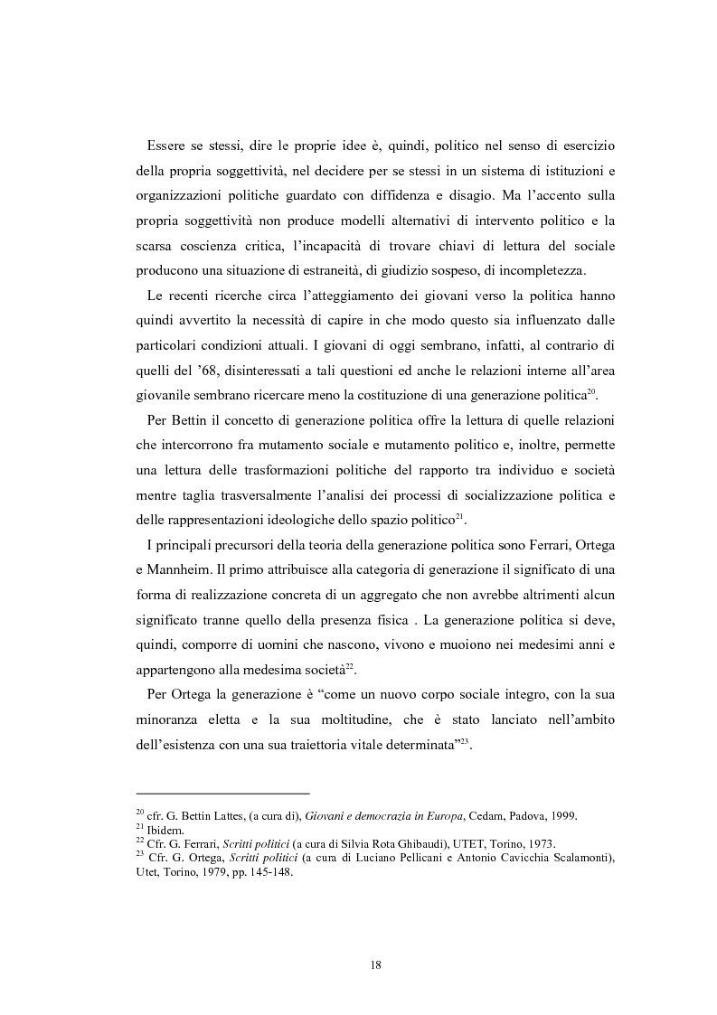 Anteprima della tesi: I giovani e la politica. I/le Giovani Comunisti/e tra movimento e disobbedienza, Pagina 12