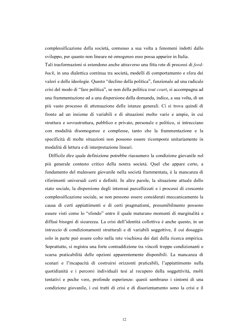 Anteprima della tesi: I giovani e la politica. I/le Giovani Comunisti/e tra movimento e disobbedienza, Pagina 6