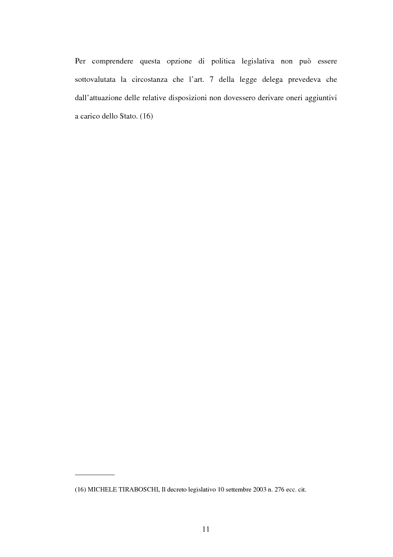 Anteprima della tesi: Mercato del lavoro e tutela del prestatore, Pagina 13