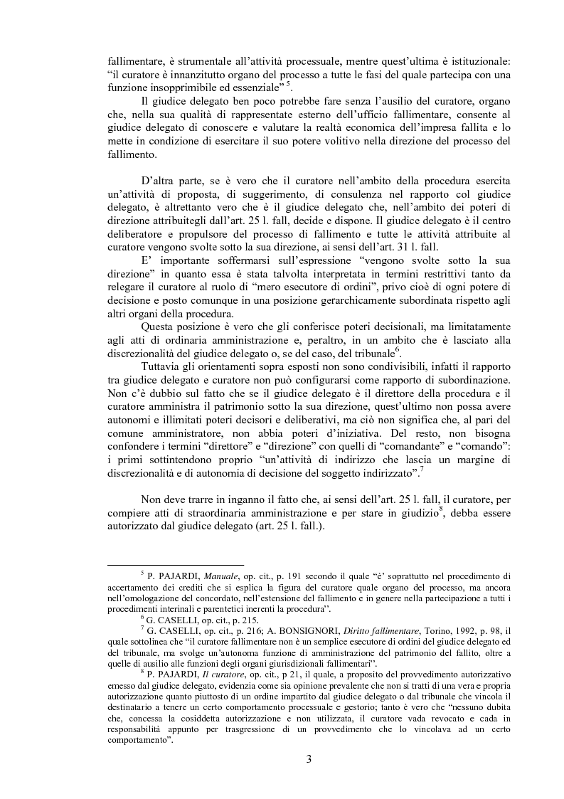 Anteprima della tesi: Il curatore fallimentare e la revocatoria delle rimesse in conto corrente, Pagina 8