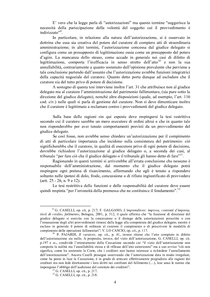 Anteprima della tesi: Il curatore fallimentare e la revocatoria delle rimesse in conto corrente, Pagina 9