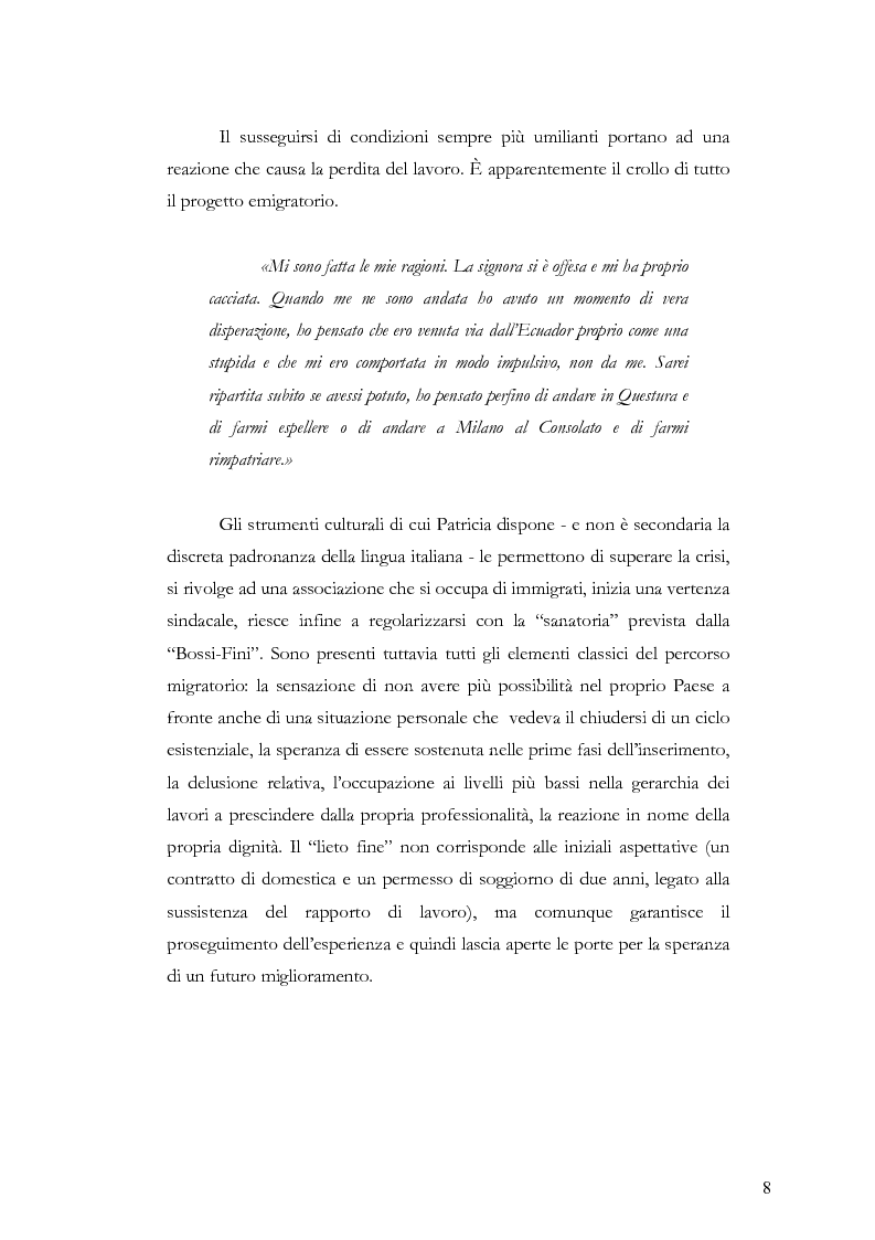 Anteprima della tesi: Caratteristiche dell’immigrazione ecuadoriana a Genova all’inizio del Terzo Millennio, Pagina 5