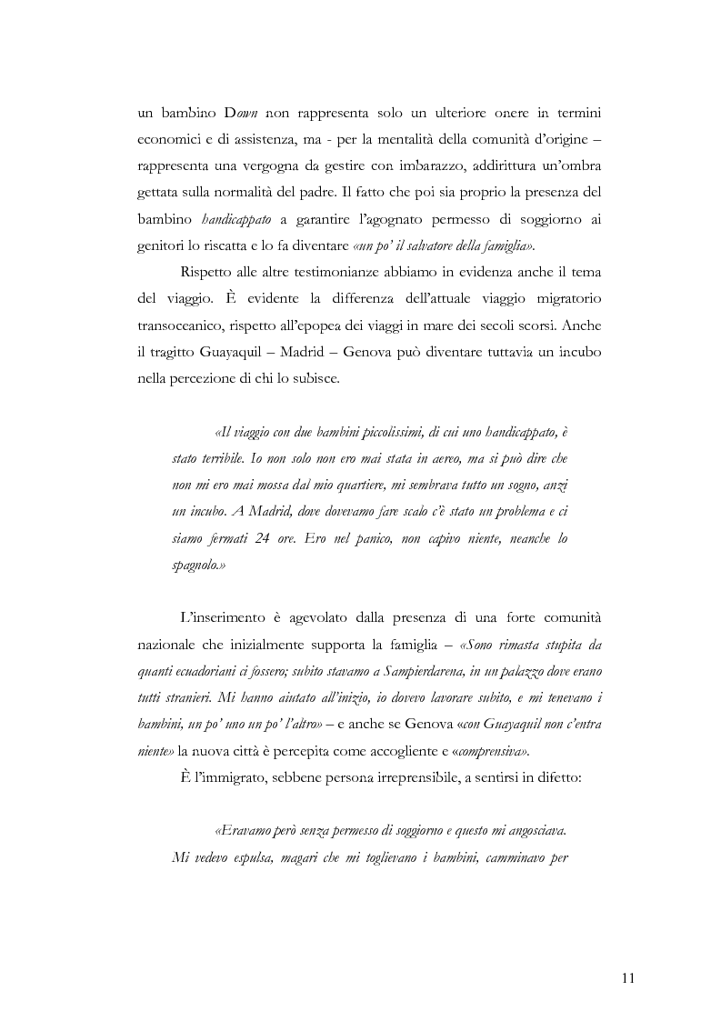Anteprima della tesi: Caratteristiche dell’immigrazione ecuadoriana a Genova all’inizio del Terzo Millennio, Pagina 8