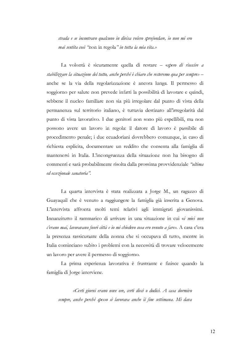Anteprima della tesi: Caratteristiche dell’immigrazione ecuadoriana a Genova all’inizio del Terzo Millennio, Pagina 9