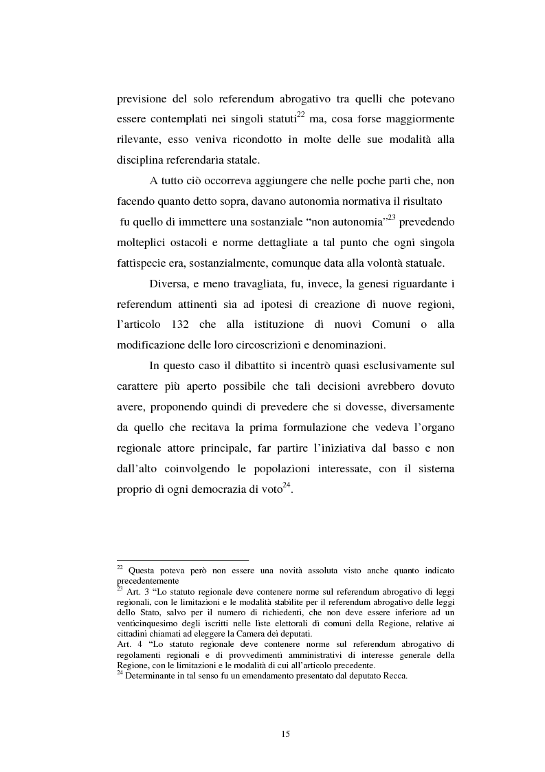 Anteprima della tesi: Il referendum nell'ordinamento regionale, Pagina 13