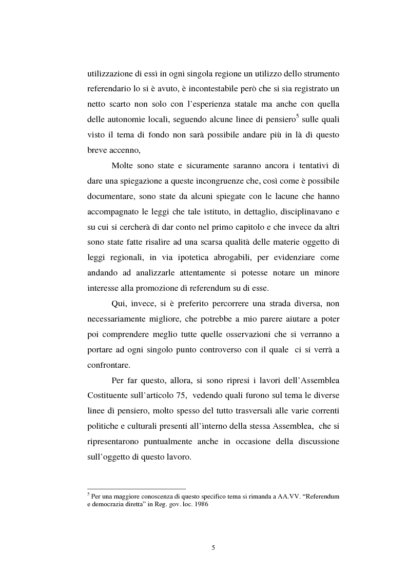 Anteprima della tesi: Il referendum nell'ordinamento regionale, Pagina 3