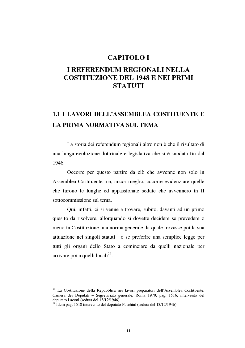 Anteprima della tesi: Il referendum nell'ordinamento regionale, Pagina 9