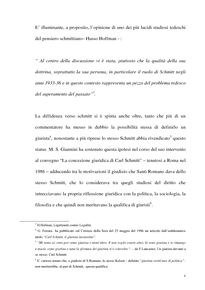 Anteprima della tesi: Schmitt e Kelsen: un problema della letteratura filosofico giuridica, Pagina 3
