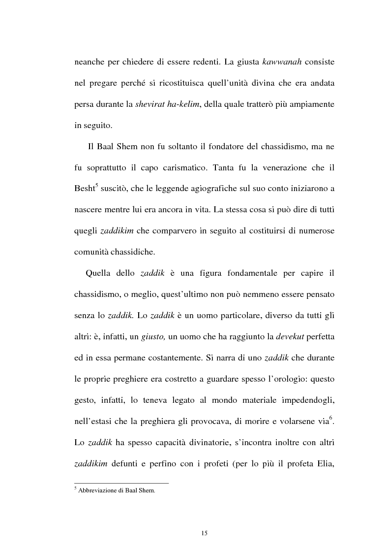 Anteprima della tesi: Prospettive sul chassidismo: le interpretazioni di Martin Buber e di Gershom Scholem, Pagina 13