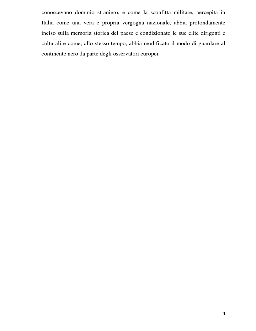 Anteprima della tesi: La Battaglia di Adua ed i riflessi internazionali, Pagina 2