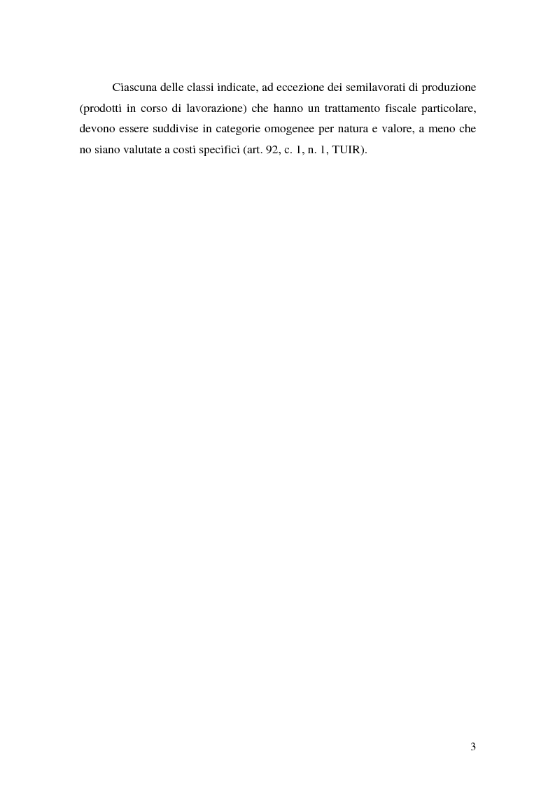 Anteprima della tesi: La valutazione delle rimanenze: principi contabili nazionali e internazionali, Pagina 6