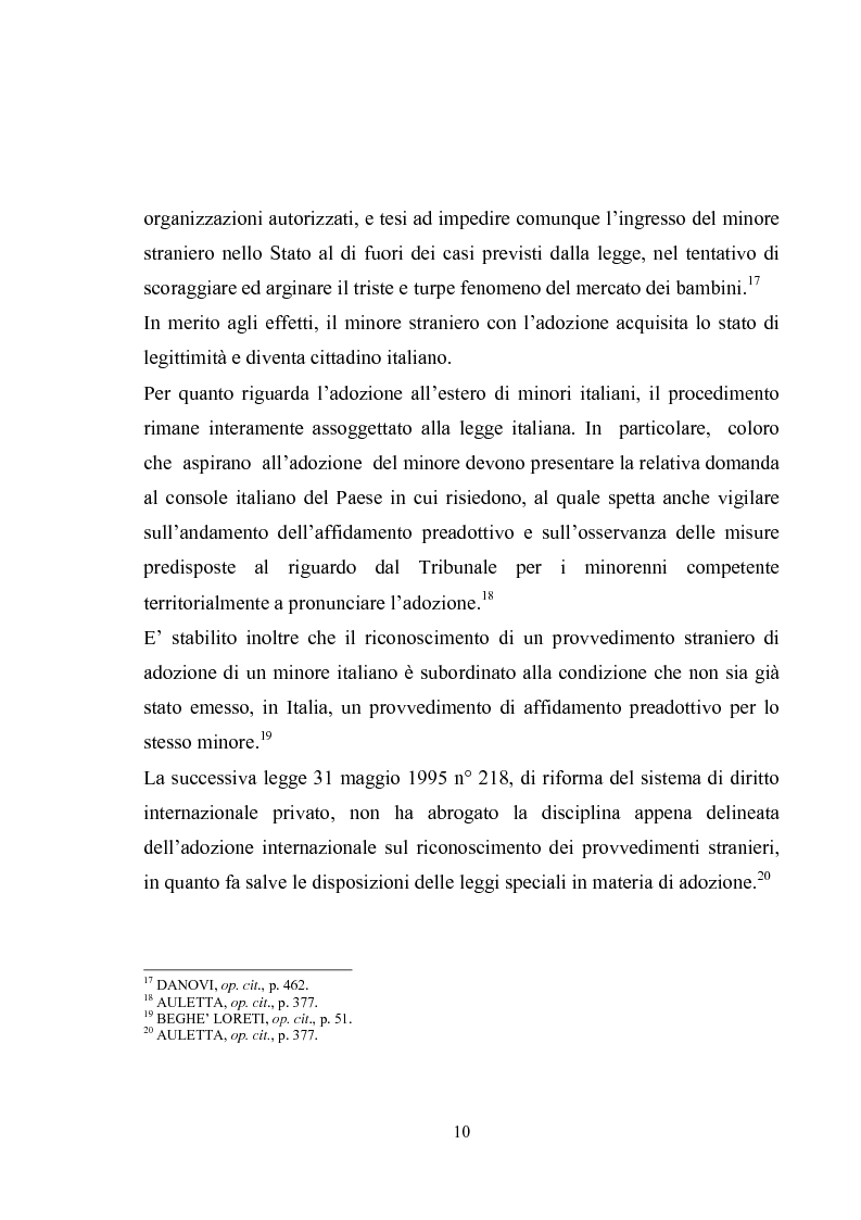 Anteprima della tesi: L'adozione internazionale, Pagina 10