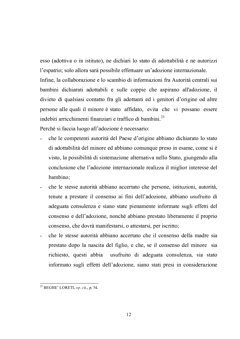 Anteprima della tesi: L'adozione internazionale, Pagina 12