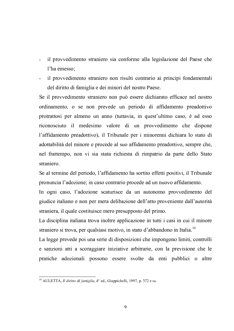 Anteprima della tesi: L'adozione internazionale, Pagina 9