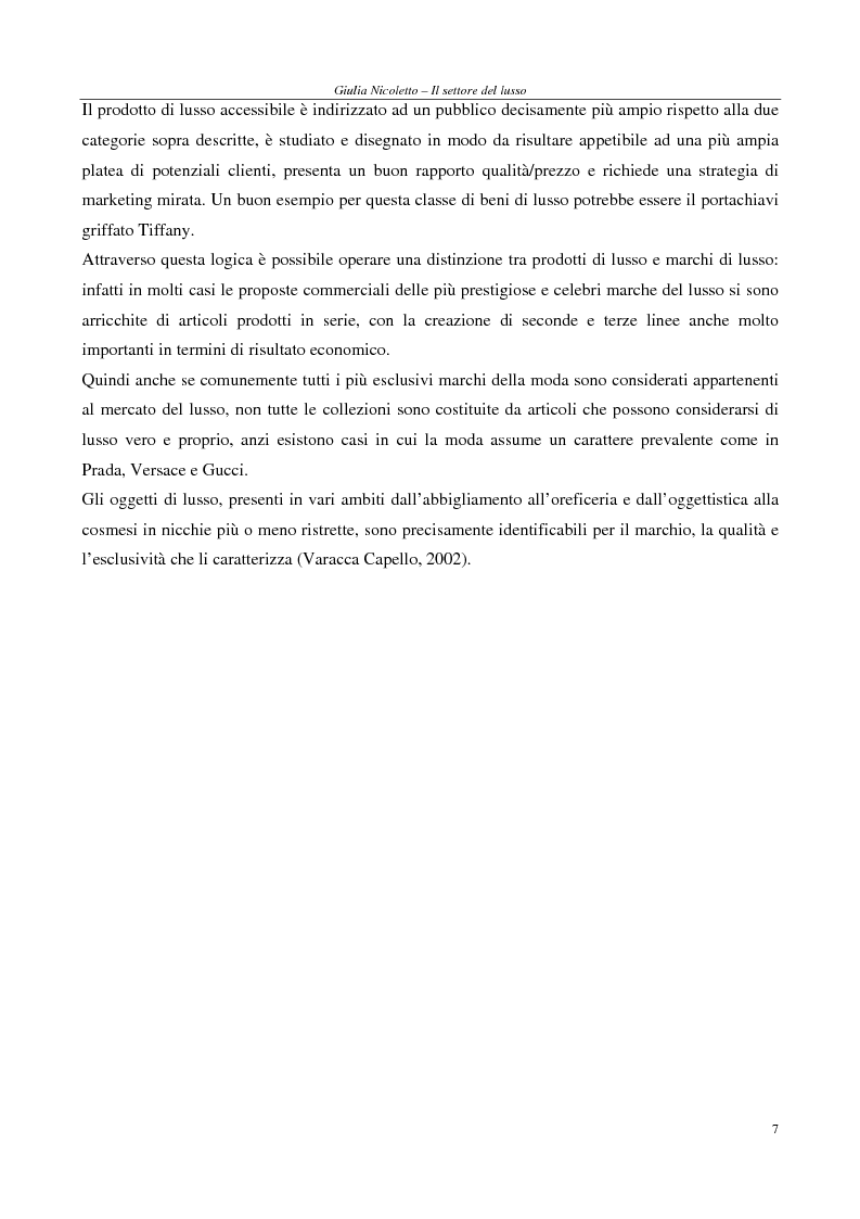 Anteprima della tesi: Crescere e creare valore nel settore del lusso: il caso Rossi Moda, Pagina 7