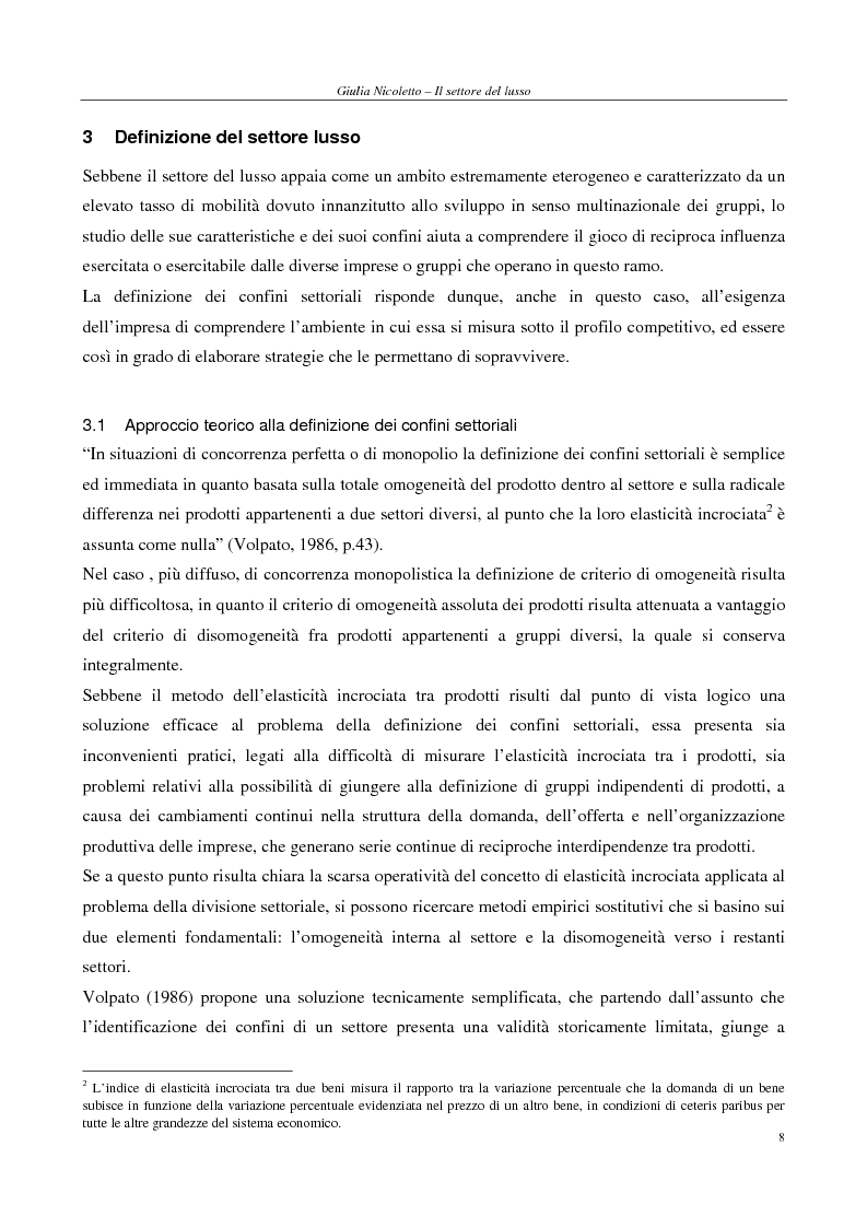 Anteprima della tesi: Crescere e creare valore nel settore del lusso: il caso Rossi Moda, Pagina 8