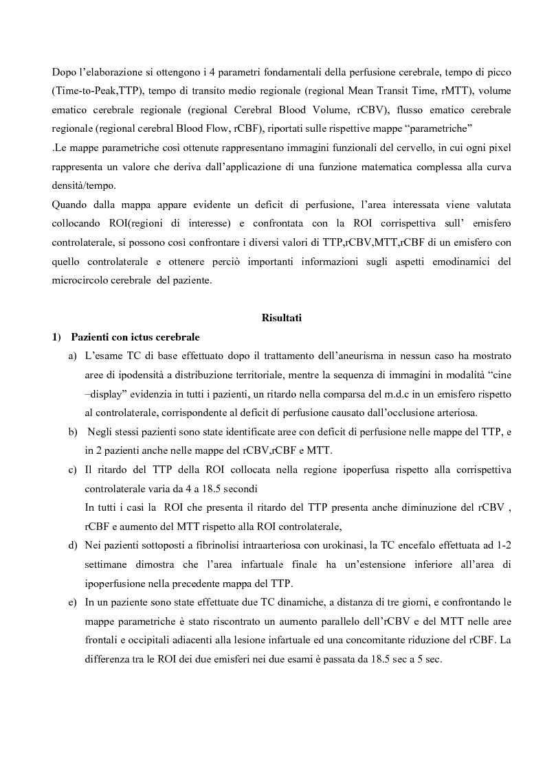 Anteprima della tesi: Studio della perfusione celebrale con TAC Dinamica: Aspetti tecnici ed applicazioni cliniche, Pagina 3