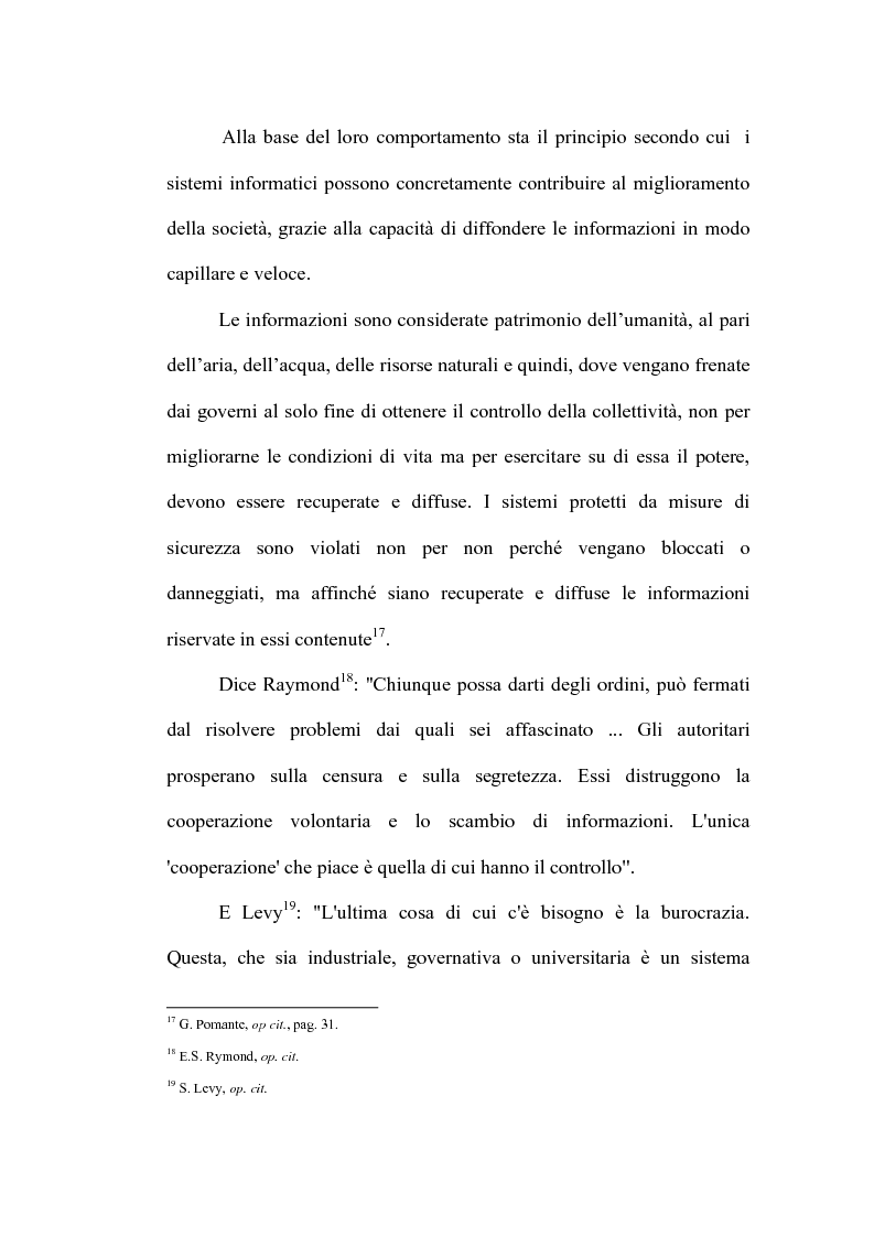 Anteprima della tesi: Le nuove forme di devianza nella società del benessere: il fenomeno dell'hacking, Pagina 10