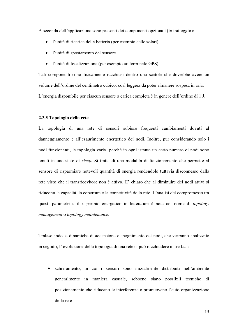 Anteprima della tesi: Un modello markoviano per lo studio dell'evoluzione in transitorio di una rete di sensori, Pagina 13
