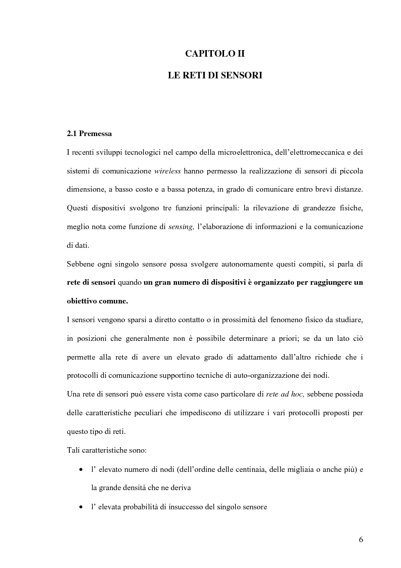 Anteprima della tesi: Un modello markoviano per lo studio dell'evoluzione in transitorio di una rete di sensori, Pagina 6