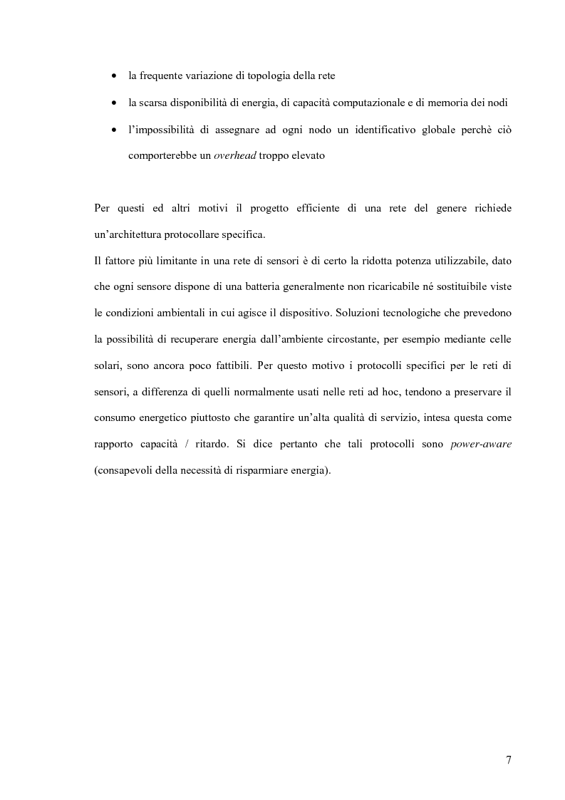 Anteprima della tesi: Un modello markoviano per lo studio dell'evoluzione in transitorio di una rete di sensori, Pagina 7