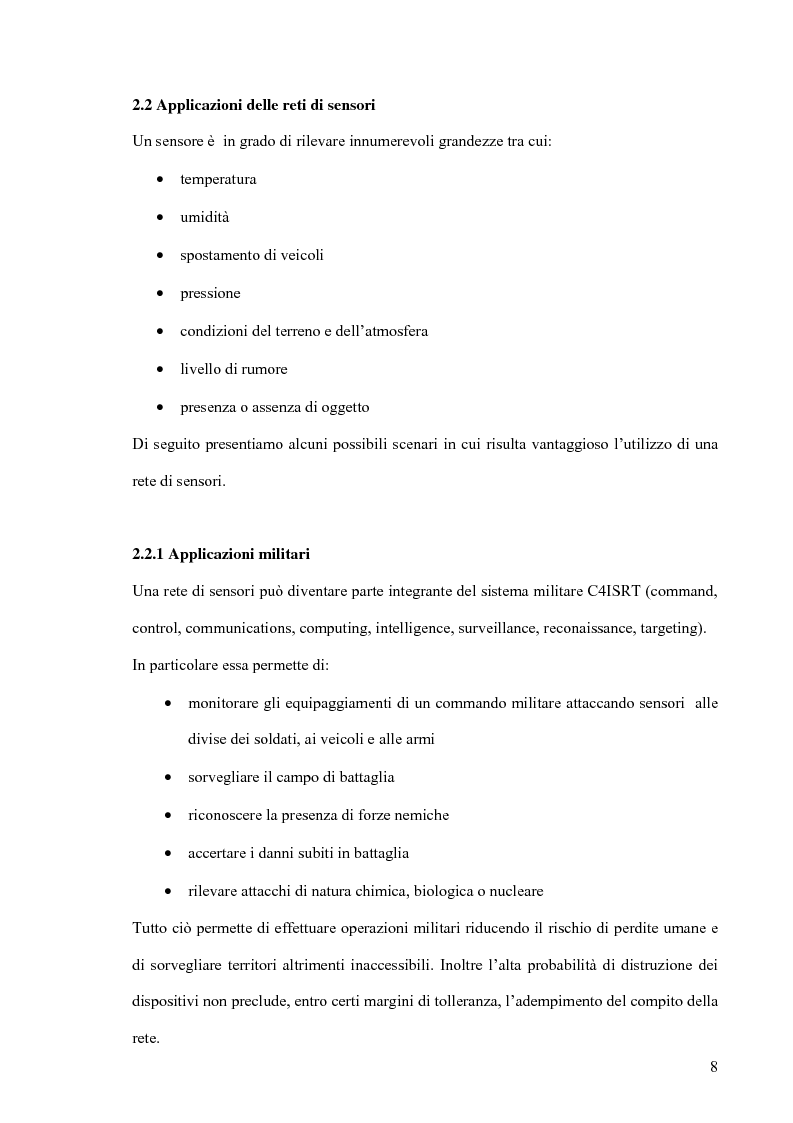Anteprima della tesi: Un modello markoviano per lo studio dell'evoluzione in transitorio di una rete di sensori, Pagina 8