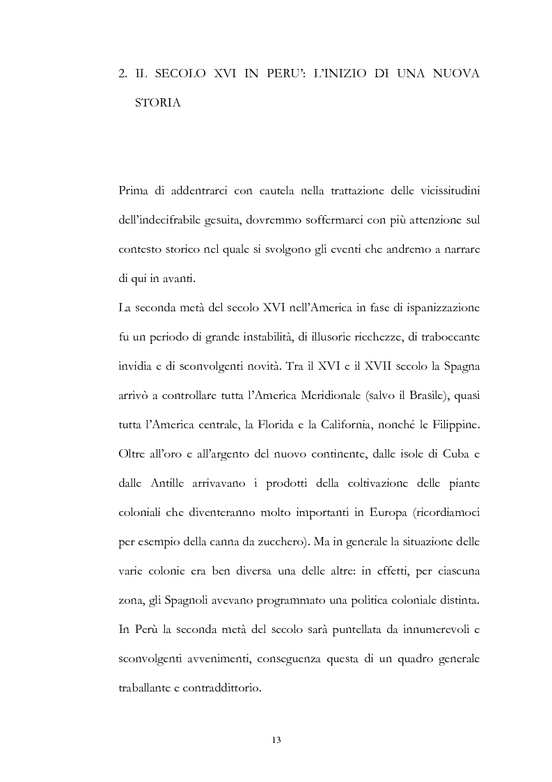 Anteprima della tesi: Nuove fonti storiche del Tahuantinsuyu: il gesuita Blas Valera, Pagina 13