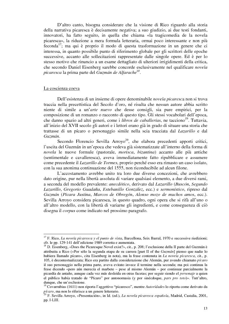 Anteprima della tesi: La novela picaresca spagnola e la narrativa ispanoamericana, Pagina 10