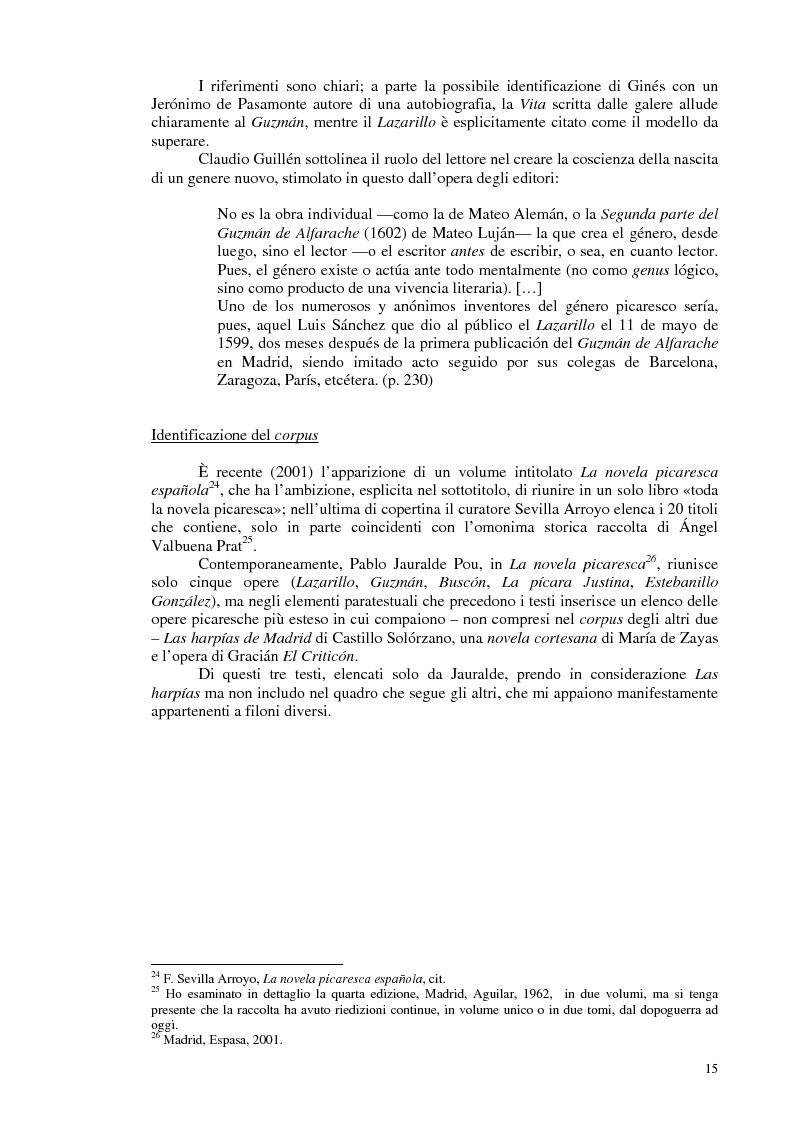 Anteprima della tesi: La novela picaresca spagnola e la narrativa ispanoamericana, Pagina 12