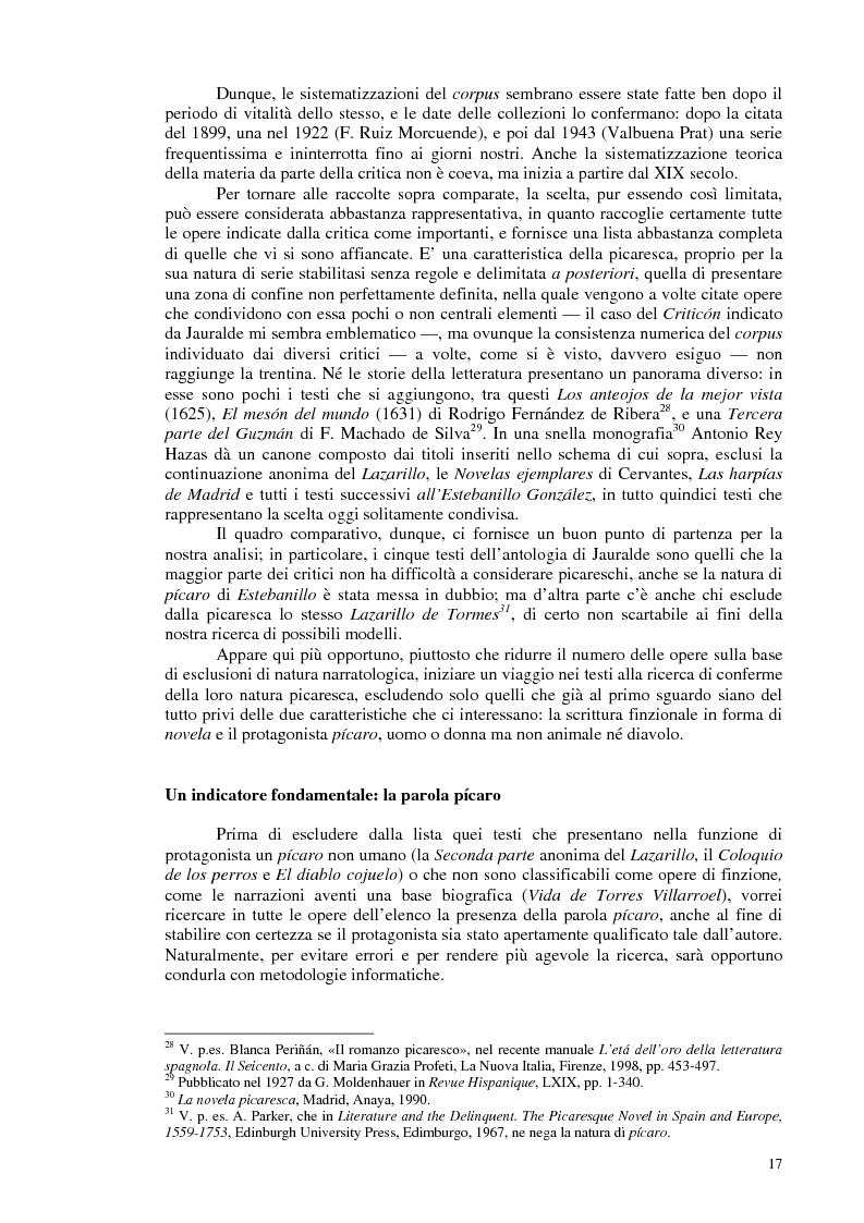 Anteprima della tesi: La novela picaresca spagnola e la narrativa ispanoamericana, Pagina 14